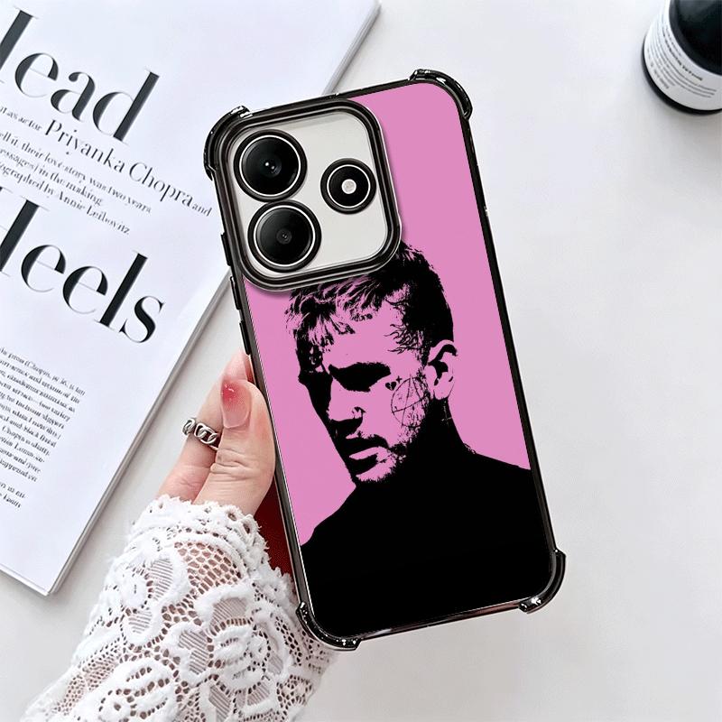 Чехол для телефона Lil Peep Hellboy Love с покрытием для Xiaomi Redmi Note 14 15 Pro Plus 13 12 11 11S 11T 10 9S 9 5G, противоударный с подушкой безопасности