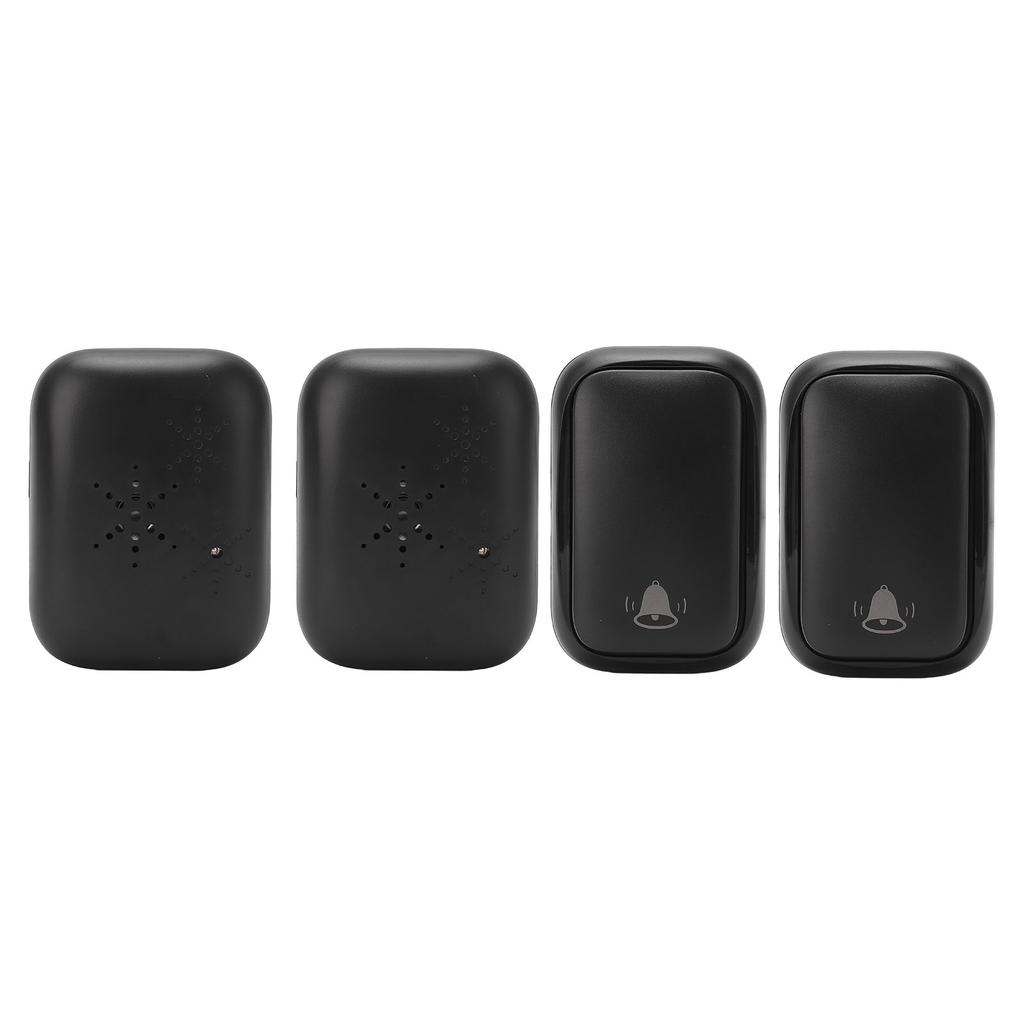 Беспроводной дверной звонок водонепроницаемый самогенерирующий громкий музыкальный дверной звонок для дома с вилкой США