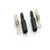 Black Male Barrel Connectors 14mm DC Male Jack Monitoring DC Power Plug DC Power Plug Socket