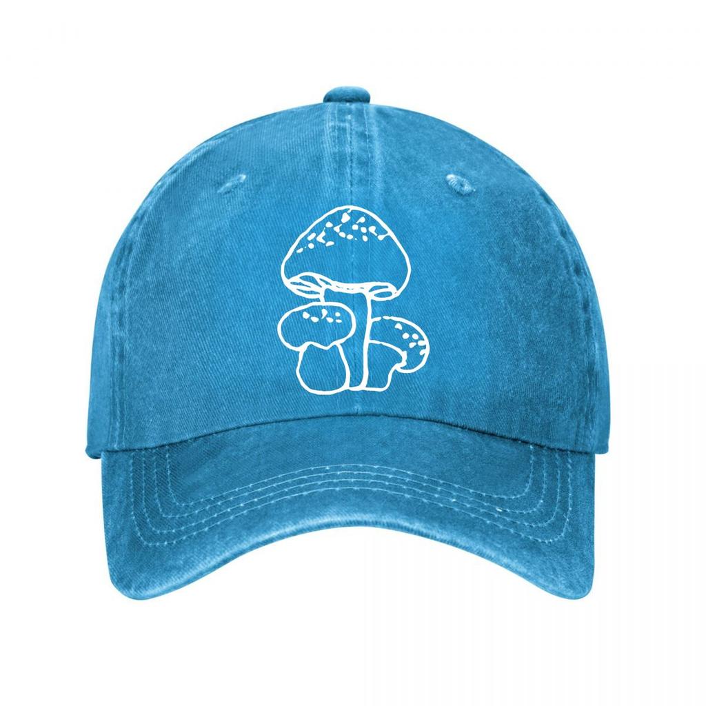 Vintage Mushroom Baseball Cap New Vintage Washed Cotton Baseball Cap Parent Kids Sun Hats