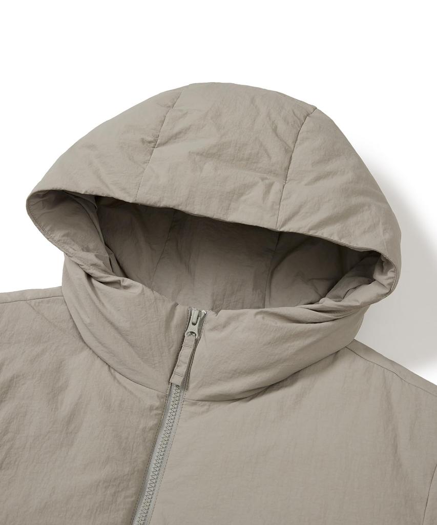 Snow Peak Пуховик Land Hood LW Верхняя одежда Пух и туман Размер L GS-S25WMGDJ50, Куртка, Наполнитель, Мужской Женский, Серый,