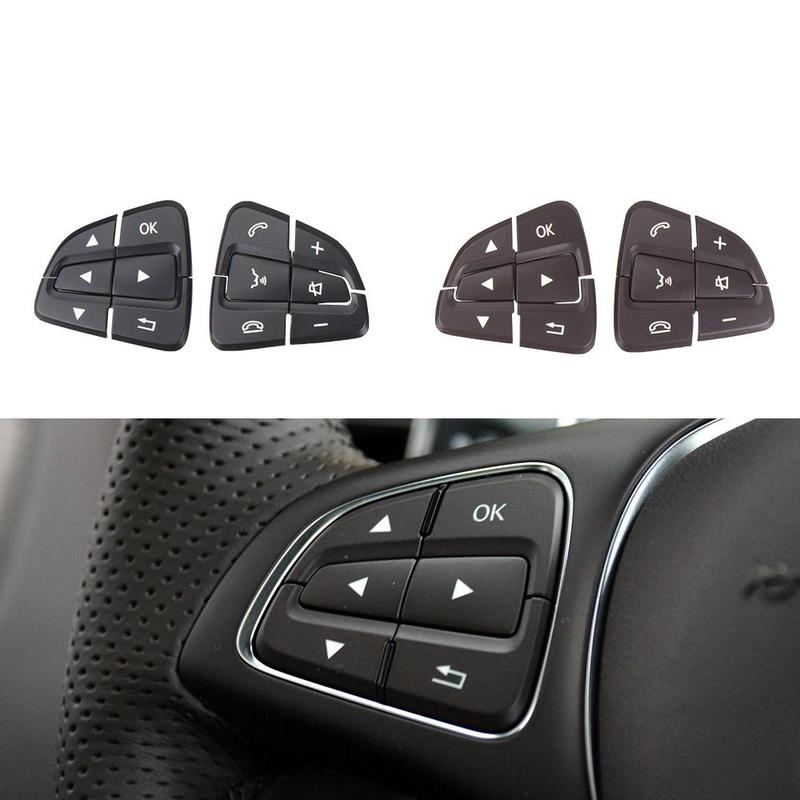 Для Mercedes Benz W218 W246 W117 W172 W176 Новая кнопка управления на рулевом колесе Многофункциональная кнопка Аксессуары для интерьера