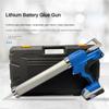 21 В 6-скоростной регулируемый электрический пистолет для герметика, бытовой электроинструмент для ремонта, клеевой пистолет с литиевой батареей