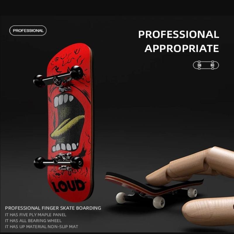 Игрушки Finger Skateboard Деревянный Finger Scooter Профессиональный Fingerboard Настольная игрушка Для взрослых Подростков/Детей