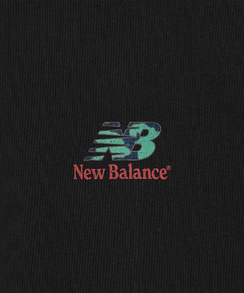 New Balance Nbneg21513 / Uni Nb Friends Футболка с коротким рукавом с графическим принтом Земля (черный)
