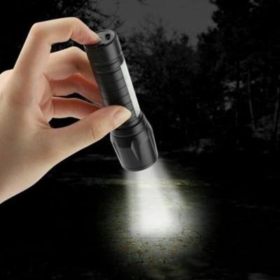 Портативный Мини-фонарик USB-перезаряжаемый Зум-фонарик Светодиодный Фонарик Водонепроницаемый Кемпинговый Свет