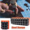 Инструмент для работы по коже из стали Стальные штампы с буквами и цифрами Стальной пуансон Набор металлических пуансонов