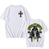 Guns N Roses T Shirt Cartoon Print Harajuku Grunge Tee-shirt Camisetas Heavy Metal Music Cotton Tshirt Ropa Hombre Punk Clothing