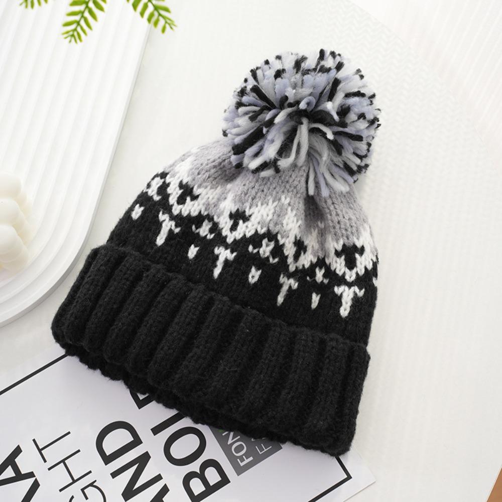 Warm Women Beanie Hats Windproof Cashmere Bonnets Fashion Winter Knitted Hats Female