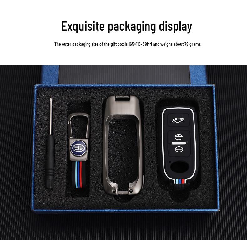 FAW Senya R7/R9 B90 Key Case & Besturn B50 Protective Metal Shell for Men and Women