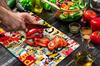 GLASS CUTTING BOARD 52x40 POP ART