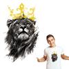 Crown Lion Hoodies Tops Cloting Stickers Fashion DIY Accessory A-Level Washable Appliques