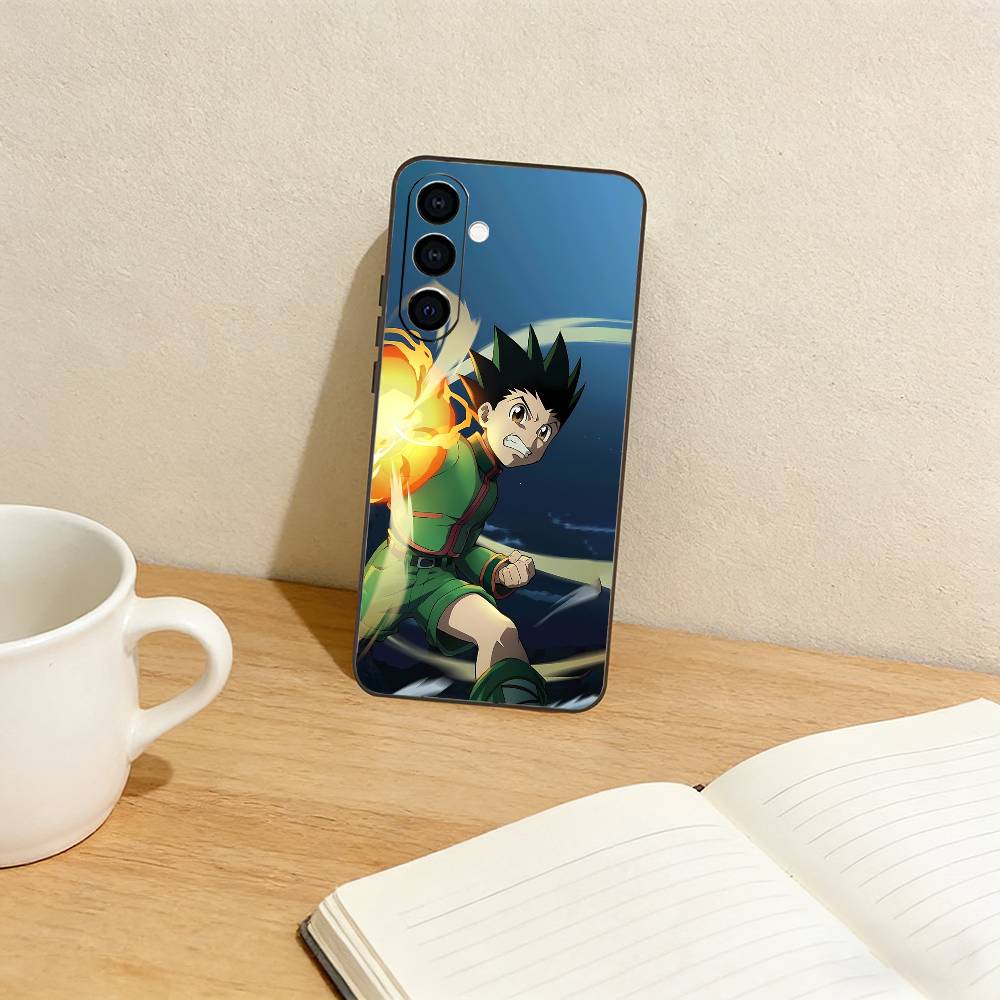 Chibi Gon Freecss Phone Case For Samsung Galaxy A73,A72,A71,A70,A53,A52,A51,Others Soft Black Cover