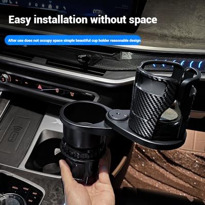 Подстаканник 4 в 1 для автомобиля для BMW X5 G05 2025-2025 Подстаканник для автомобиля Расширитель Многофункциональный вращающийся подстаканник для автомобиля