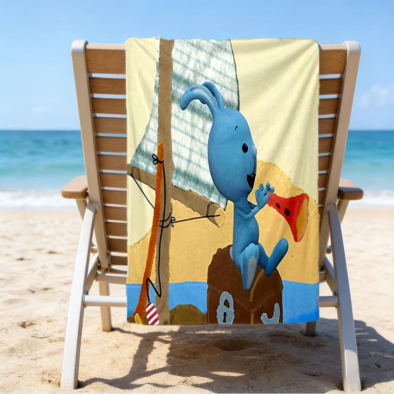 Ultra-Soft Beach Towel with Dibidoo Theme,Ideal for Pool - Camping, Diving - Perfect Travel Essential, Vibrant Beach Towel.