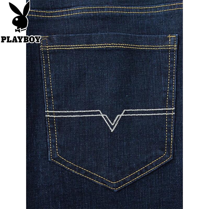 PLAYBOY Мужские повседневные джинсы прямого кроя
