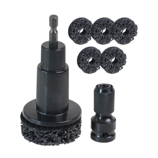 Wheel Hub Resurfacing Kit Precision Rust Removal Tool Hub Cleaner Grinding Tool Automotive Maintenance Kit