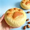Cat Paw Stress Relief Toy Slow Rebound Realistic Bread Texture Soft Squishy Fidget Toy for Adults Kids Christmas Gift Use