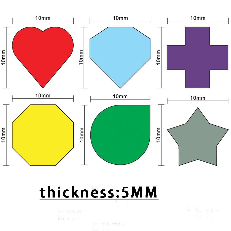 100 шт. 10 мм деревянные игровые фишки - Формы Сердце, Бубна, Крест, Звезда Для Настольных Игр, Шахмат, Карточных Маркеров, Настольных Аксессуаров