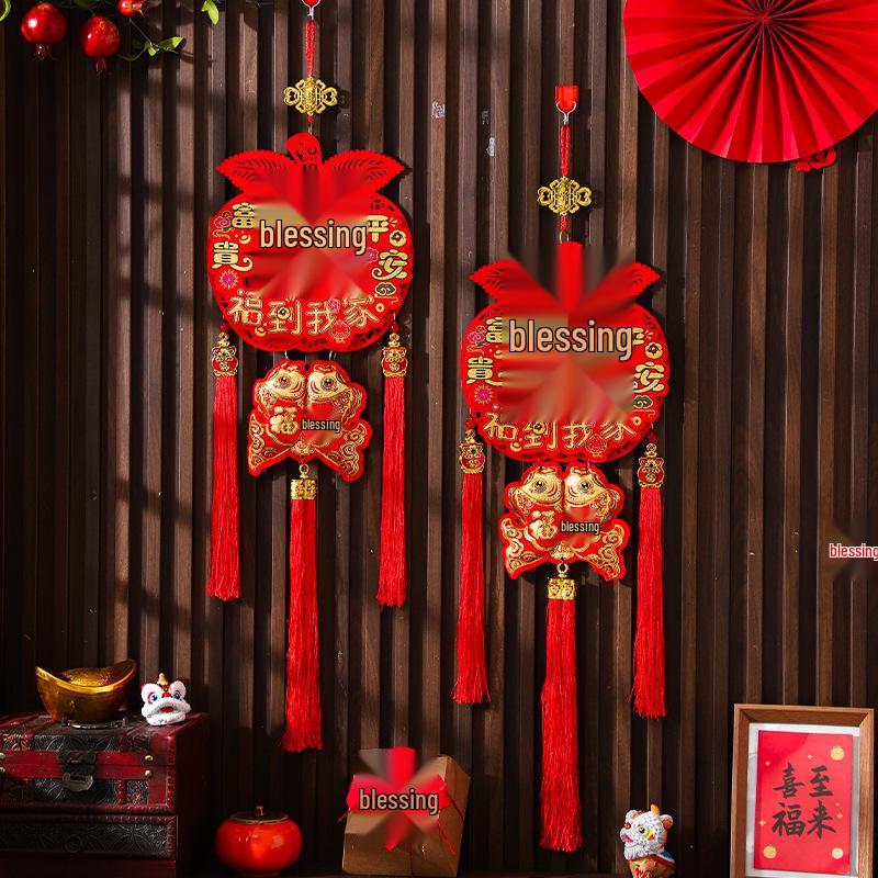 2026 Год Лошади Бестселлер 3D Китайский узел Подвесное украшение для дома для мира и благословений