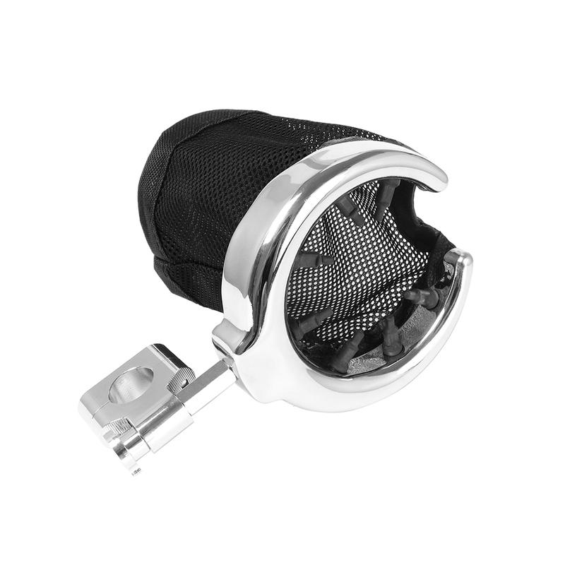 Motorcycle Chrome Handlebar Cup Bottle Drink Holder 25mm/ 22mm For Harley Sportster Fatboy Dyna Softail Touring Road King