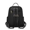Women's Nylon Backpack Solid Color Travel Backpack