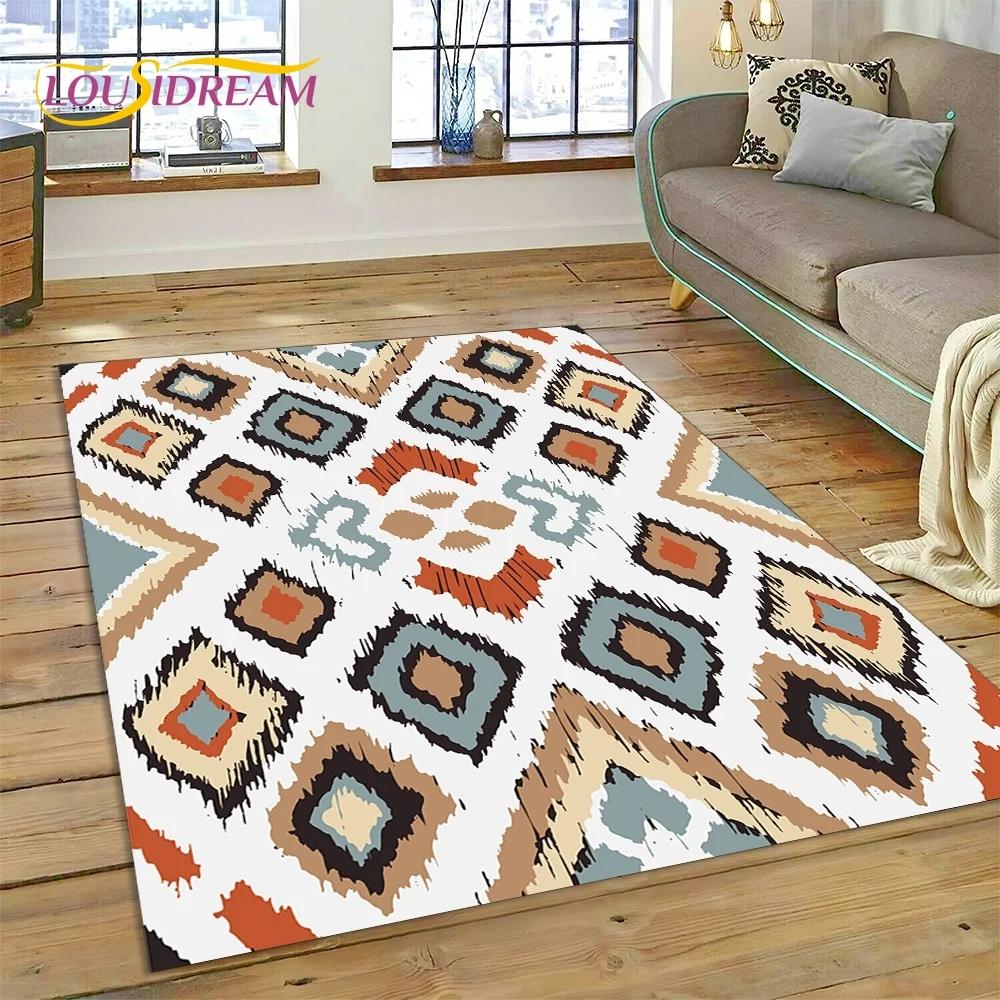 Последний скандинавский турецкий ковер в стиле Богемия Кельт для гостиной, спальни, домашнего декора, напольный коврик, нескользящее украшение для дивана, коврик для двери