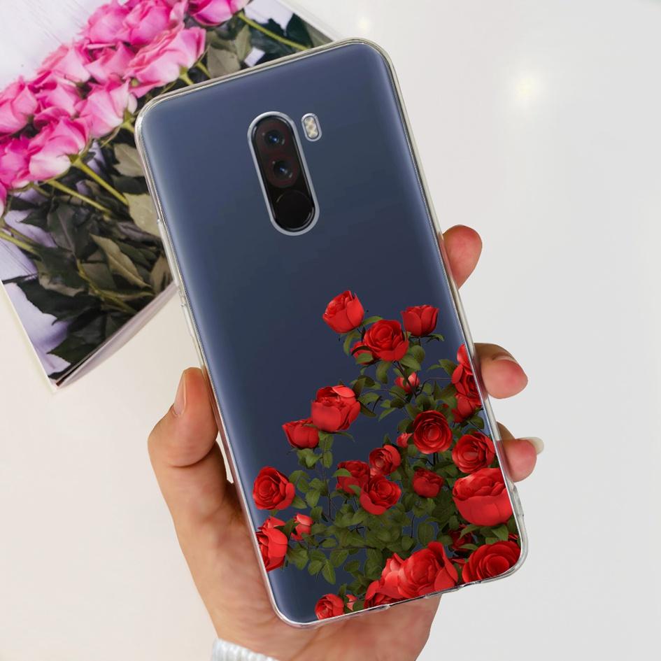 6,81" Чехол для Xiaomi Mi Pocophone F1 Силиконовая задняя крышка Модный ТПУ чехол для телефона Для Xiaomi Poco F1 Чехлы PocofoneF1 Мягкий бампер