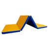 Gymnastic Mat Gamma 200x100x10 Four-part - Blue/yellow