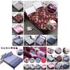 Colorful Floral Mattress Protective Cover Fitted Sheet Dustproof Cover For Bedrooms