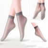10pairs Women Anti-Slip Nylon Socks Sweat Absorbing Bottom Stretch Socks Thin Silk Socks Wear-resistant Sweat Absorbing Socks