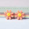High Quality Fresh Small Flower Without Holes Simple Rounded Corner Patch 10pcs Hair Accessories Bright Face Loose Beads Five Petal Flower