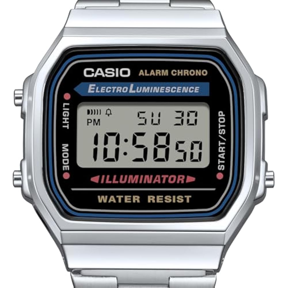 Casio ] Часы Casio Collection [Оригинал Япония] A168WA-1A2WJR Мужские Серебристые