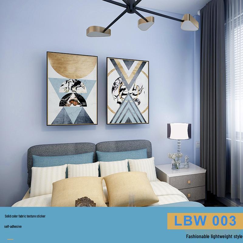 Solid Color Matte Wallpaper – Self-Adhesive, Waterproof, Washable, Thickened for Furniture Renovation