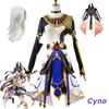 Cyno Cosplay Costume Carnival Uniform Wig Anime Halloween Costumes Women Game Party Uniform Suits