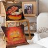 Fire Demon C-Calcifer Pillow Case Removable Washable Cushion Cover – All-Season Soft Linen