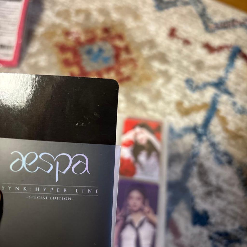 [USED] Aespa DVD Bonus Trading Card Winter SYNK Hyper LINE