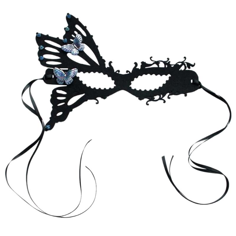 Masquerade Mask Butterfly Mask for Women Halloween Mask, Halloween Cosplay Eyemask Masquerade Half Mask Butterfly Mask