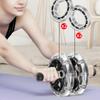 Fitness Roller with Bearing Workout Abdominal Exerciser Pull Strap Set Domestic Training Equipment Waist Slimming Sport