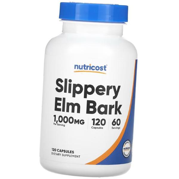 Экстракт коры скользкого вяза, Slippery Elm Bark 1000, Nutricost 120капс (71647052)