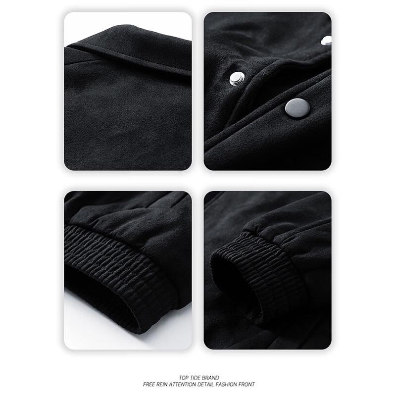 SNOOPY Men's Thickened Lapel Cotton Jacket
