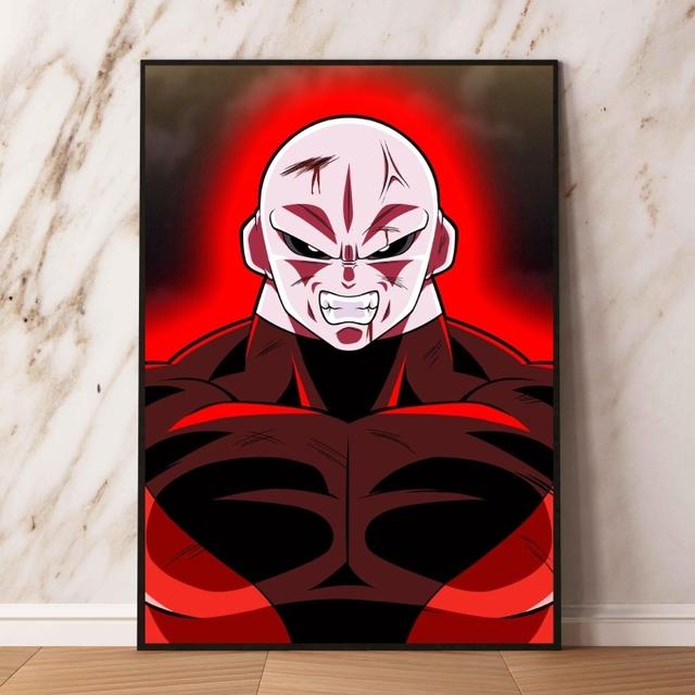 Canvas Art Painting Dragon Ball Wukong Wall Decoration Modern Living Room Cartoon Character Picture Poster