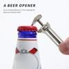Mini Wrench Pocket Portable Multitool Tools For Outdoor Camping Compact Titanium Alloy Bottle Opener
