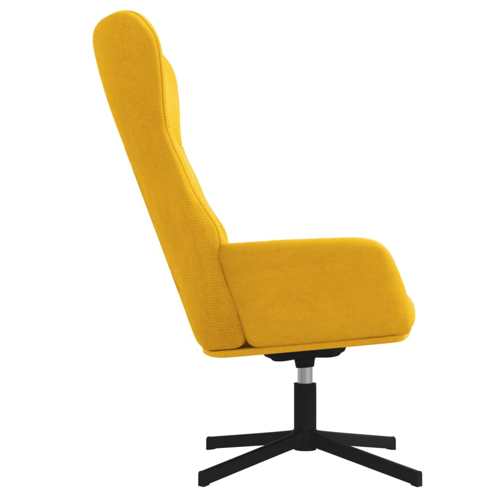 Recliner Chair Mustard Yellow Velvet