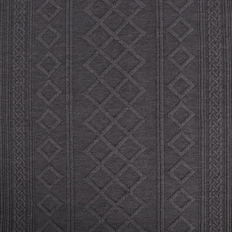 Square Grid Air Layer Jacket: Wire-Padded Polyester-Ammonia Fabric for Casual Home Wear.