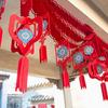 Баннер Лунный Новый год Китайский Новый год Домашнее украшение Гирлянда Настенный подвес Полый вымпел Декор для вечеринки