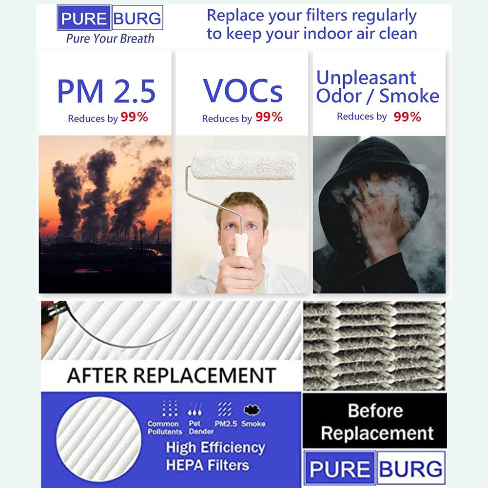 Сменный HEPA-фильтр для очистителя воздуха Фильтр для очистителя воздуха для Xiaomi Air Purifier Mi 2S 2C 2H Pro 3C 3H