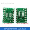 SOP8 SMD to DIP Adapter Board with SSOP8/TSSOP8 Compatibility, 0.65/1.27mm Pitch, Includes Pin Headers