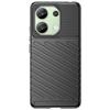 Thunder Series For Xiaomi Redmi Note 13 4G Case Twill Texture Thickened TPU Soft Phone Cover
