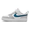 Nike Низкие 2 Модные Универсальные Низкие Кеды для Скейтбординга Детские кроссовки Белый Серый Синий BQ5451-117